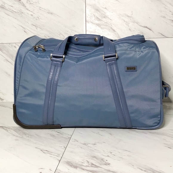 Tumi Handbags - Tumi Wheeled Leather Rolling Duffle Carry-on